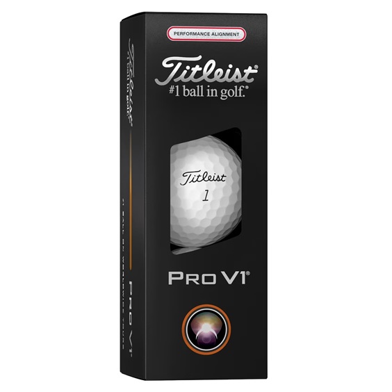 Titleist Pro V1 Performance Alignment Red Golfbälle