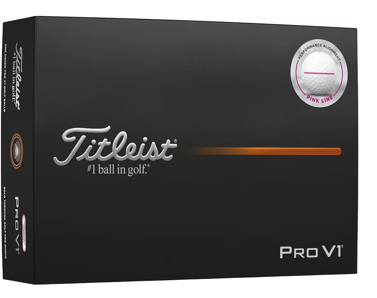 Titleist Pro V1 Performance Alignment Pink Golfbälle