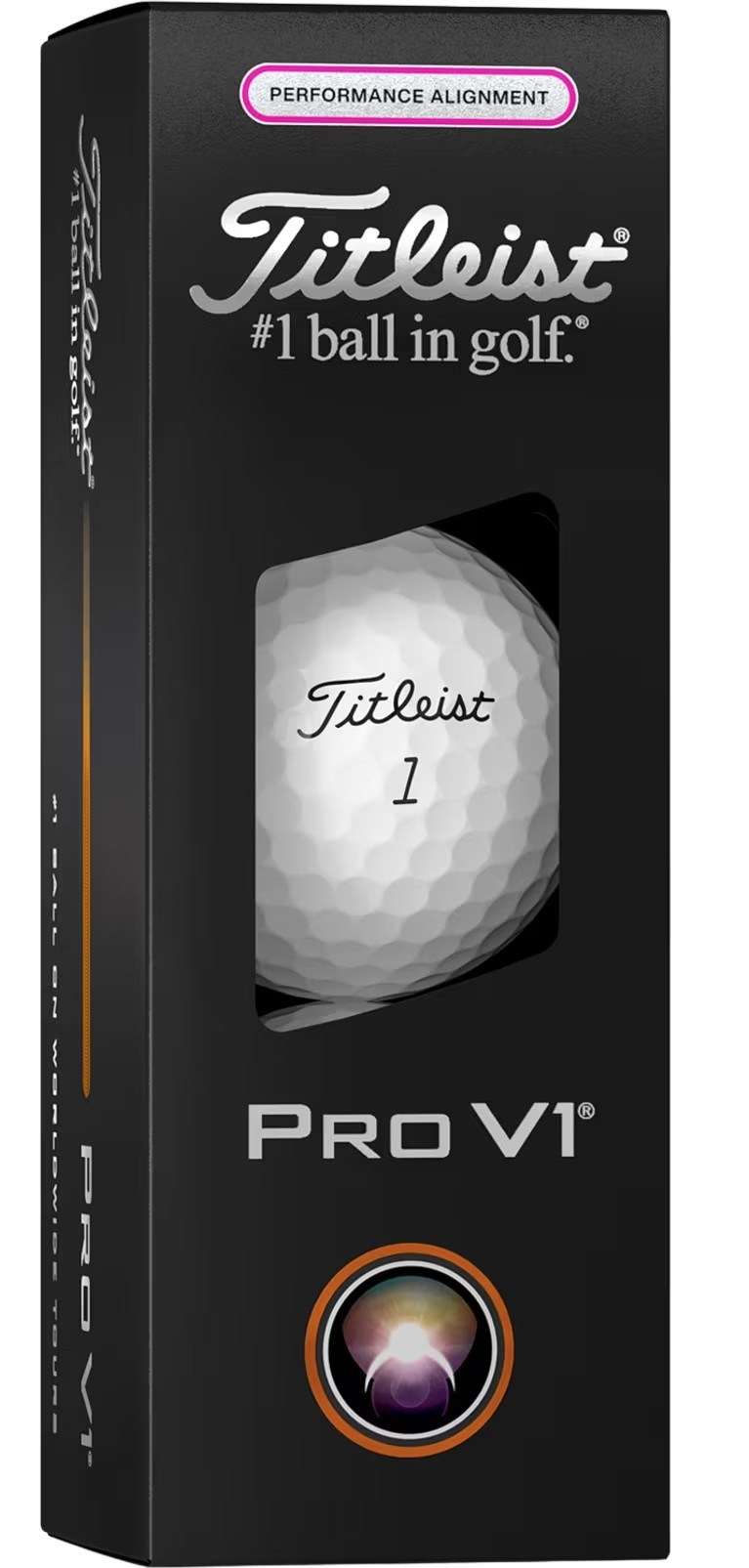 Titleist Pro V1 Performance Alignment Pink Golfbälle