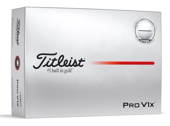 Titleist Pro V1x Performance Alignment Black Golfbälle