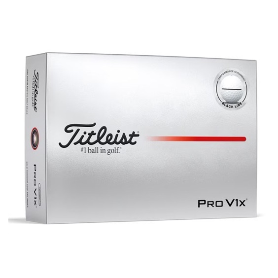 Titleist Pro V1x Performance Alignment Black Golfbälle