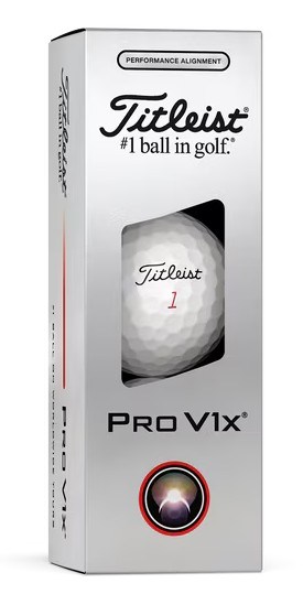 Titleist Pro V1x Performance Alignment Black Golfbälle