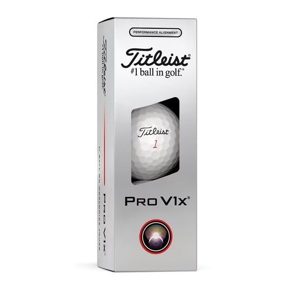 Titleist Pro V1x Performance Alignment Black Golfbälle