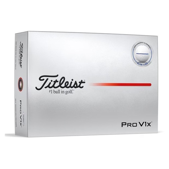 Titleist Pro V1x Performance Alignment Bue Golfbälle