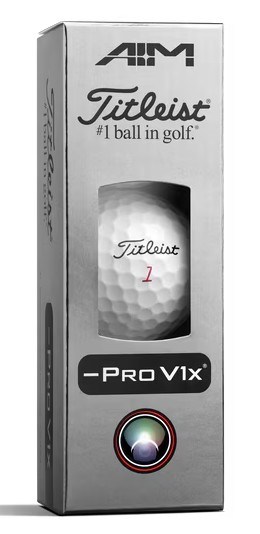 Titleist Pro V1x Left Dash AIM Enhanced Golfbälle