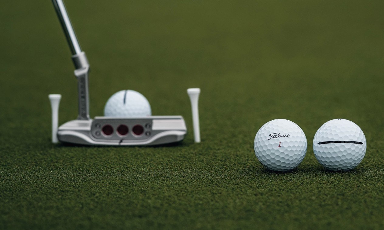 Titleist Pro V1x Left Dash Performance Alignment Black Golfbälle