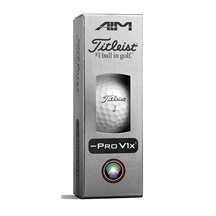 Titleist Pro V1x Left Dash Performance Alignment Blue Golfbälle