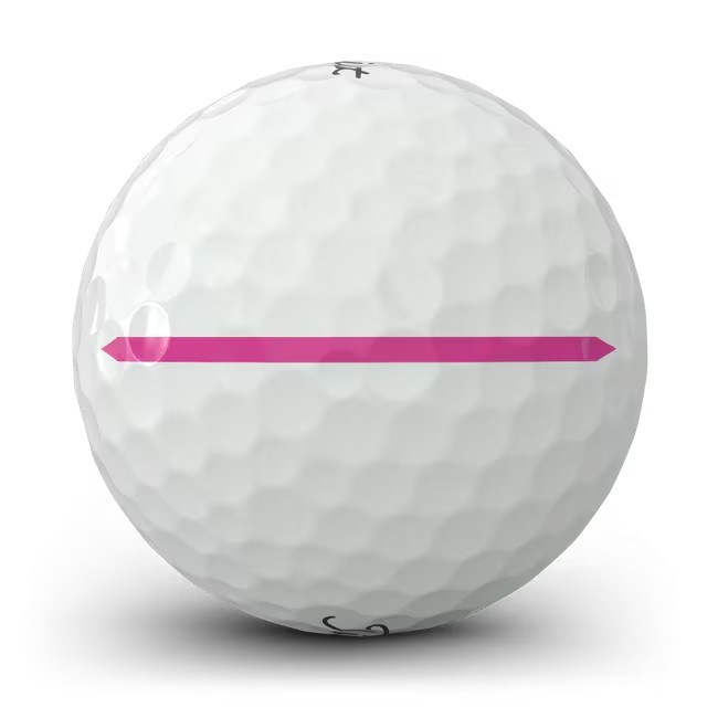 Titleist Pro V1x Left Dash Performance Alignment Pink Golfbälle