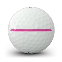 Titleist Pro V1x Left Dash Performance Alignment Pink Golfbälle