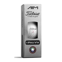 Titleist Pro V1x Left Dash Performance Alignment Pink Golfbälle