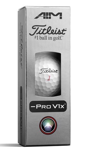 Titleist Pro V1x Left Dash Performance Alignment Pink Golfbälle