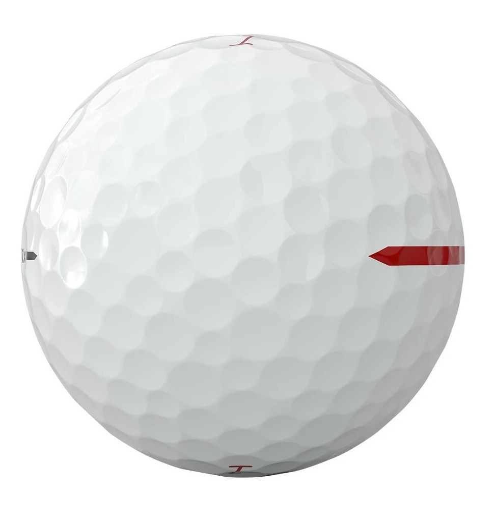 Titleist Pro V1x Left Dash Performance Alignment Red Golfbälle