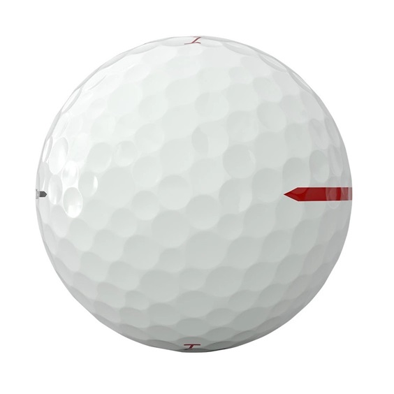 Titleist Pro V1x Left Dash Performance Alignment Red Golfbälle
