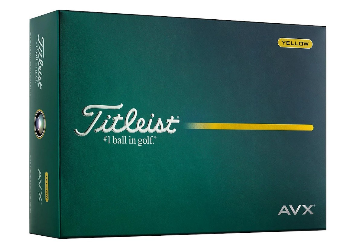 Titleist AVX Golfbälle, gelb