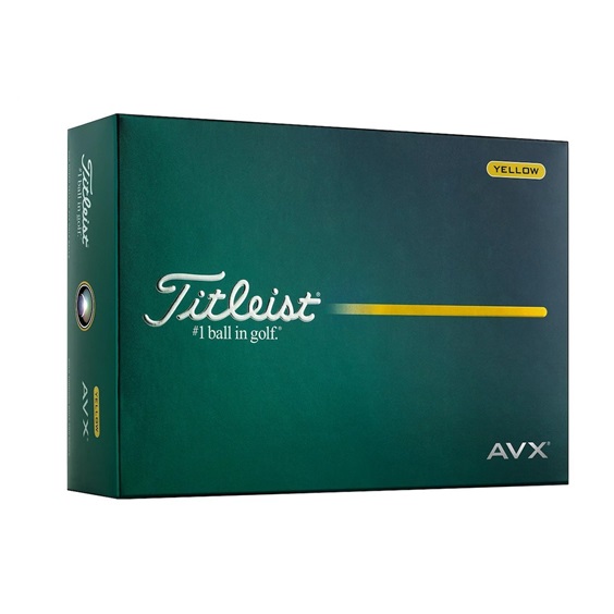 Titleist AVX Golfbälle, gelb