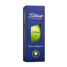 Titleist Tour Soft Golfbälle, gelb