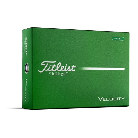 Titleist Velocity Golfbälle, grün