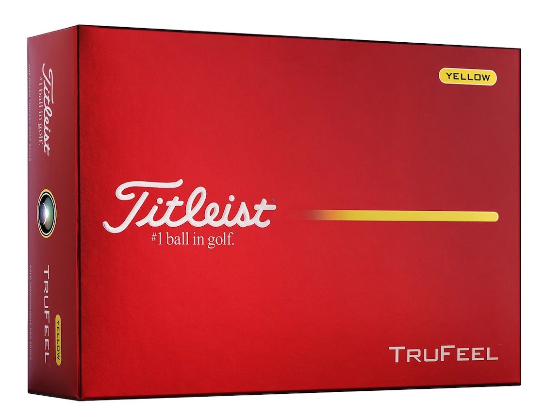 Titleist TruFeel Golfbälle, gelb