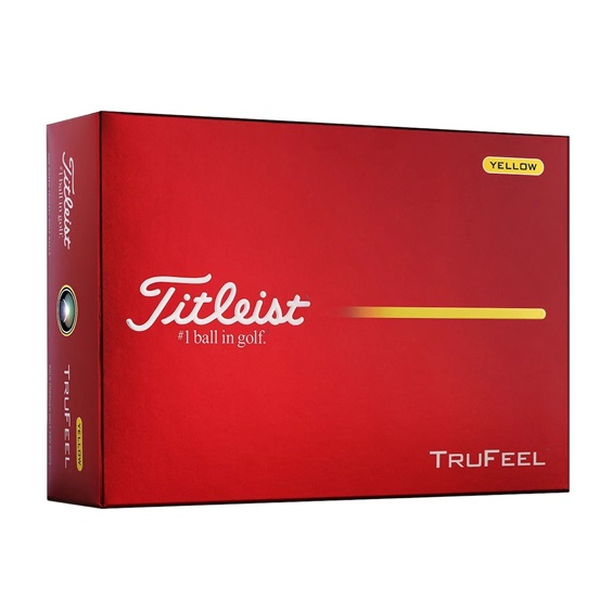 Titleist TruFeel Golfbälle, gelb