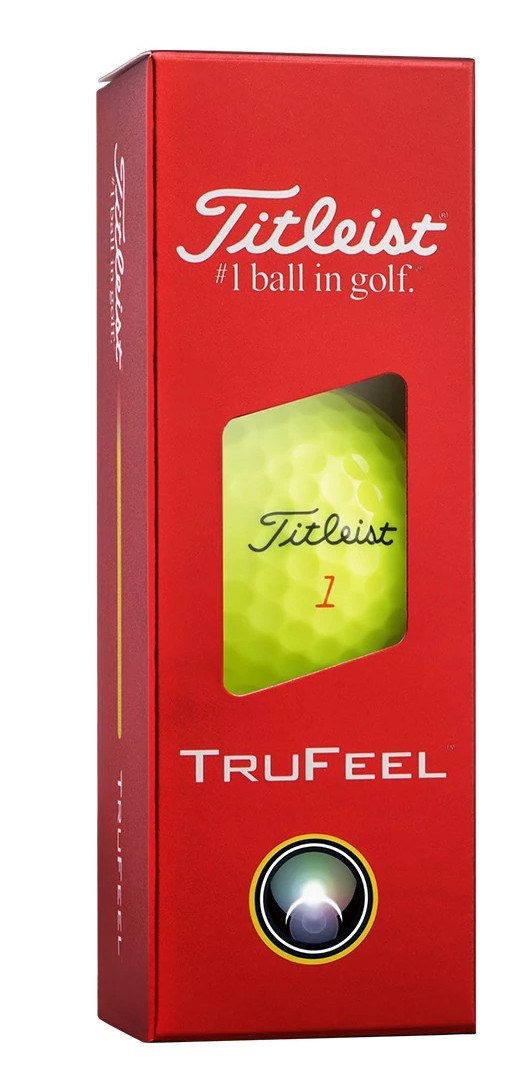 Titleist TruFeel Golfbälle, gelb