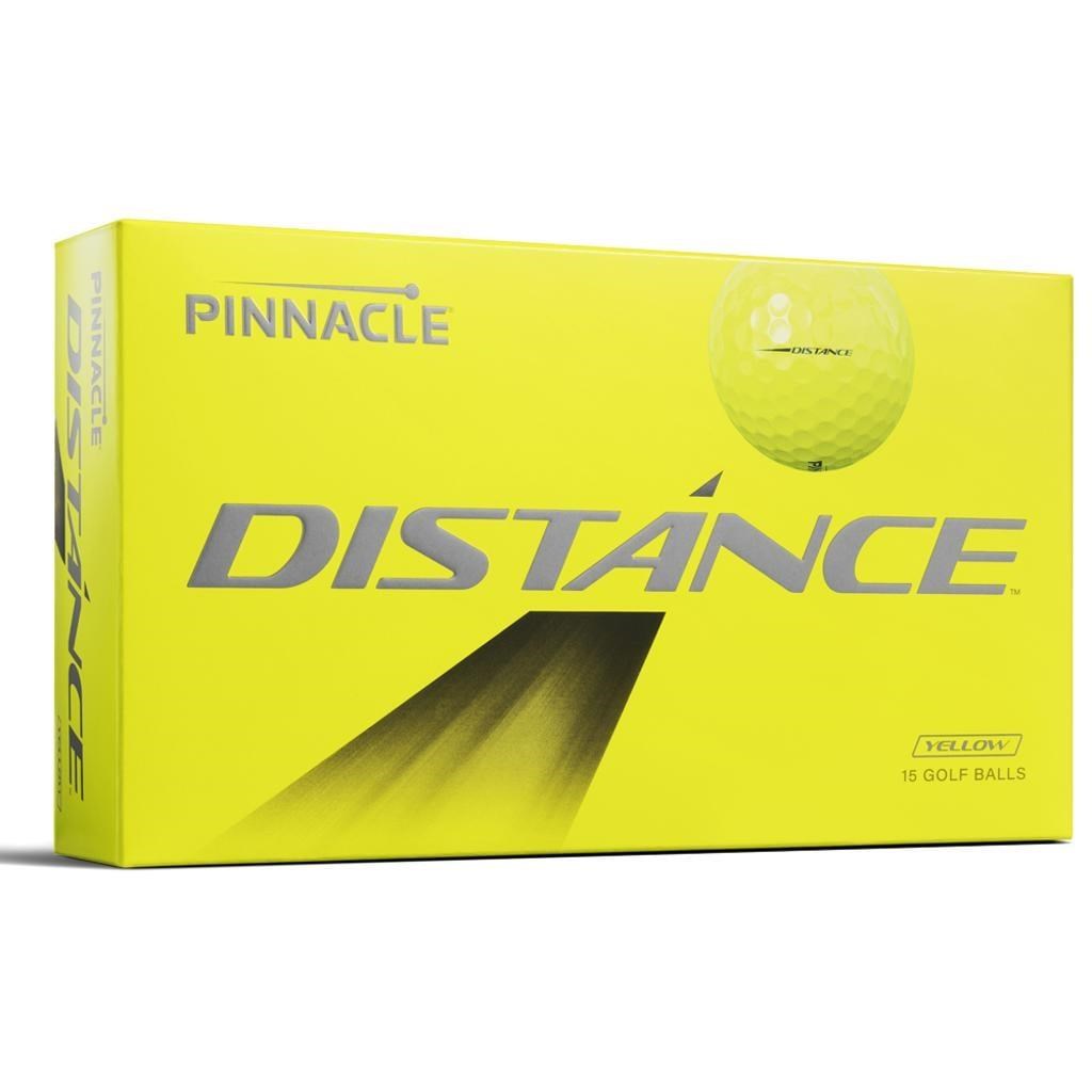 Pinnacle Distance Golfbälle, gelb, 15Stk.
