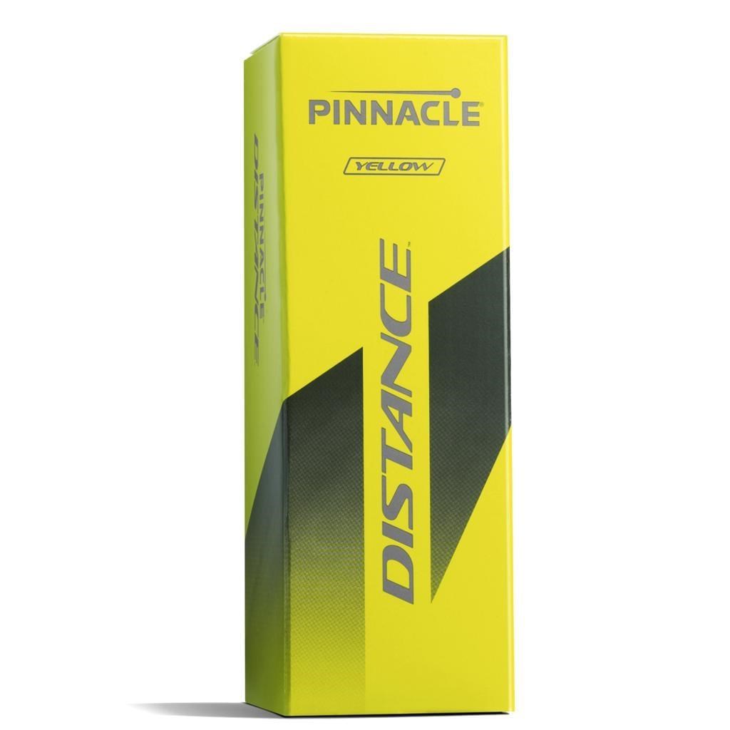 Pinnacle Distance Golfbälle, gelb, 15Stk.