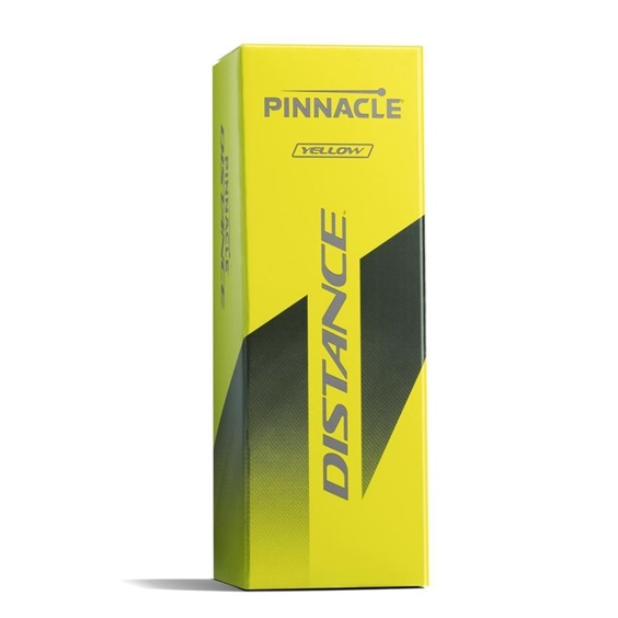 Pinnacle Distance Golfbälle, gelb, 15Stk.