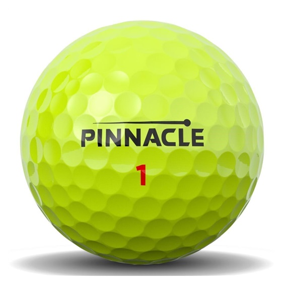 Pinnacle Distance Golfbälle, gelb, 15Stk.