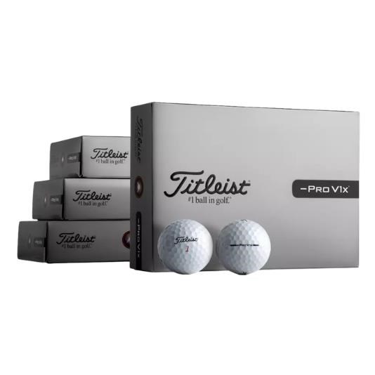 Titleist Pro V1x Left Dash Golfbälle, 3+1 Gratis