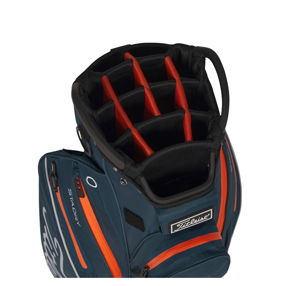 Titleist 14 StaDry Cartbag, monterey/flame/marble