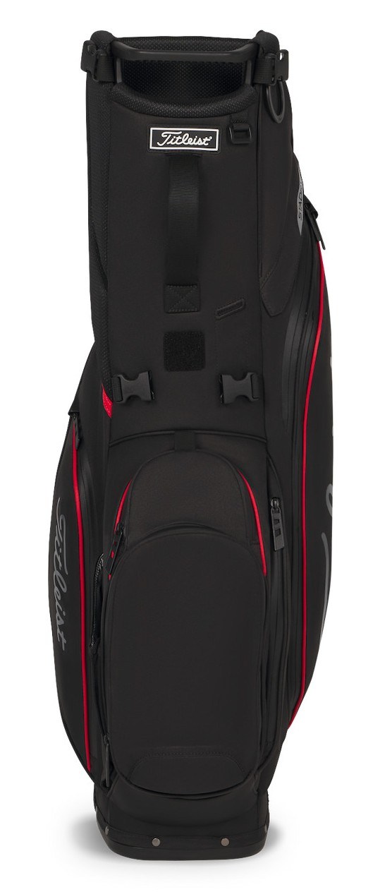 Titleist Players S5 StaDry Standbag, schwarz/rot/graphite