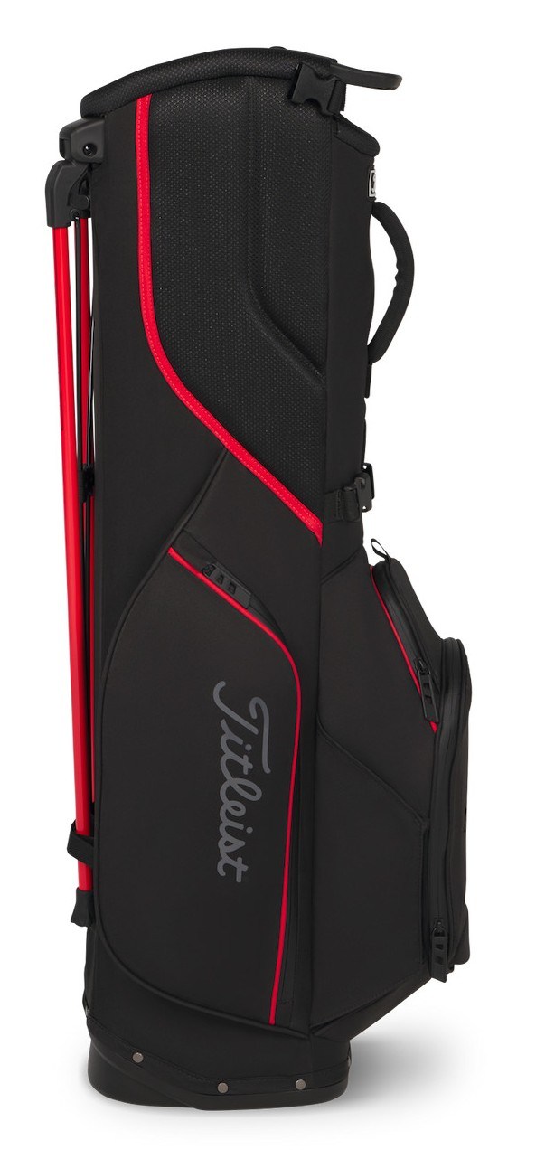 Titleist Players S5 StaDry Standbag, schwarz/rot/graphite