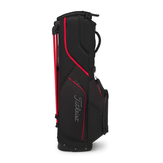 Titleist Players S5 StaDry Standbag, schwarz/rot/graphite