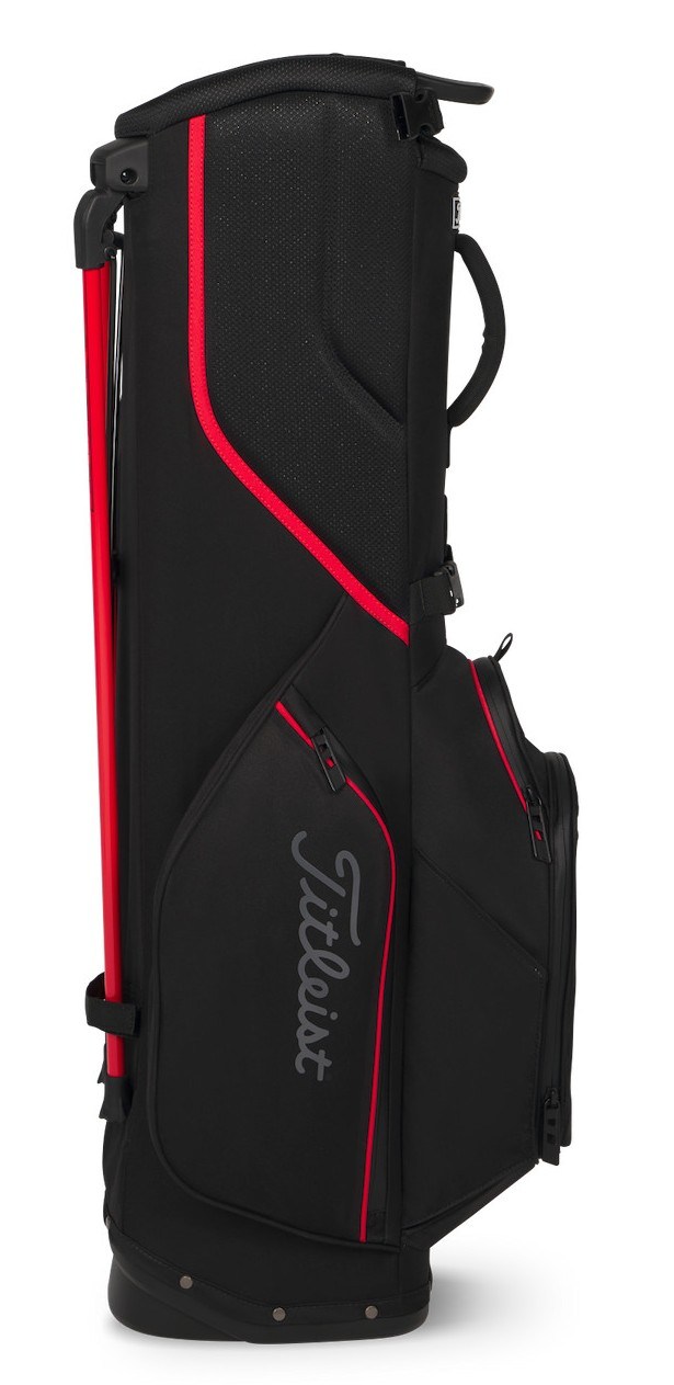 Titleist Players S4 StaDry Standbag, schwarz/rot/graphite