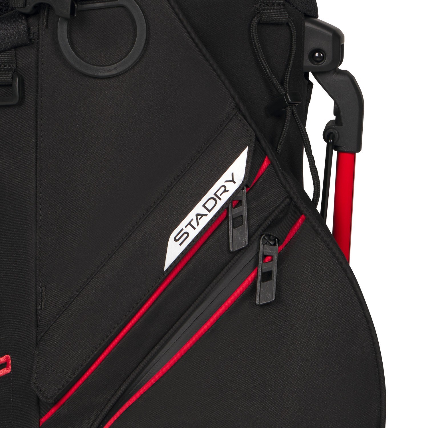 Titleist Players S4 StaDry Standbag, schwarz/rot/graphite