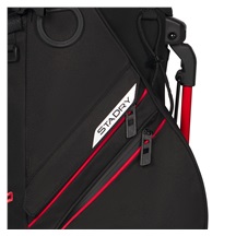 Titleist Players S4 StaDry Standbag, schwarz/rot/graphite