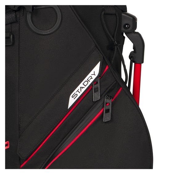Titleist Players S4 StaDry Standbag, schwarz/rot/graphite
