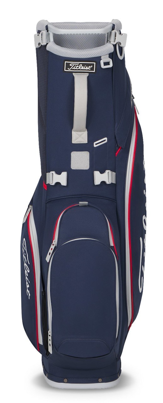 Titleist Players S4 StaDry Standbag, dunkelblau/weiss/rot