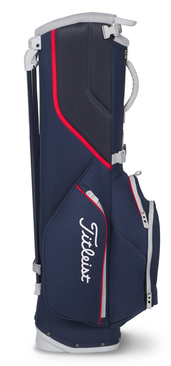 Titleist Players S4 StaDry Standbag, dunkelblau/weiss/rot