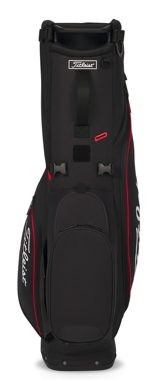 Titleist Players S4 Standbag, schwarz/rot/weiss