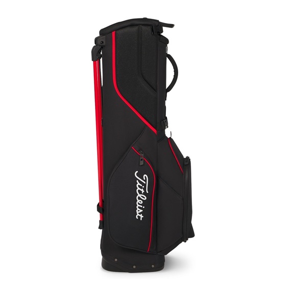 Titleist Players S4 Standbag, schwarz/rot/weiss