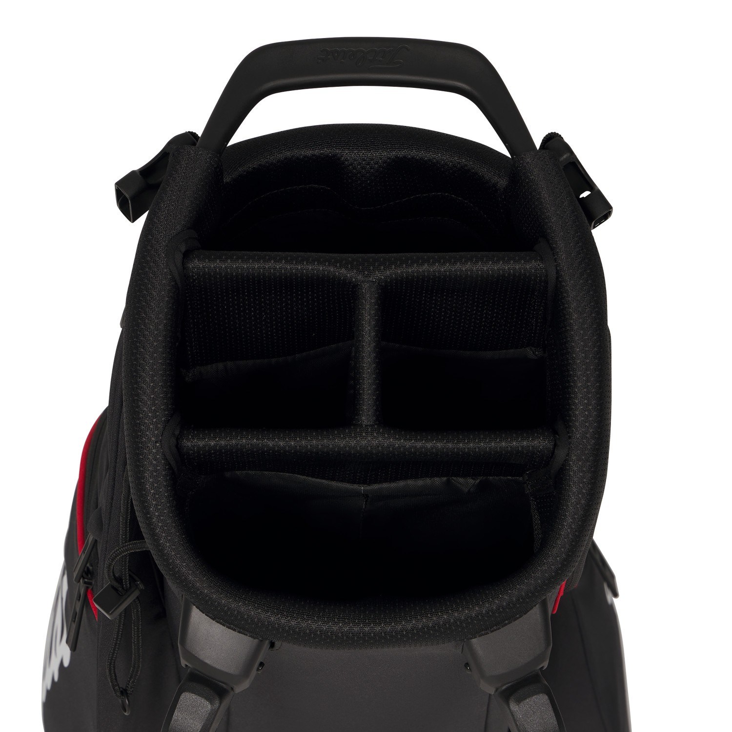 Titleist Players S4 Standbag, schwarz/rot/weiss