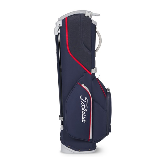 Titleist Players S4 Standbag, dunkelblau, rot/weiss
