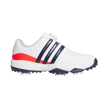Adidas Tour360 24 Boa Junior Golfschuhe, weiss/dunkelblau/rot