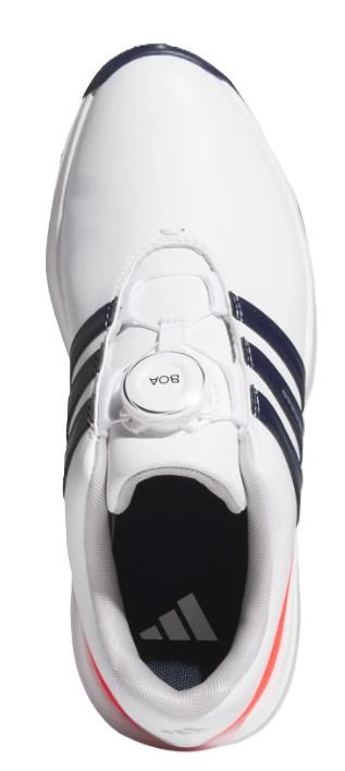 Adidas Tour360 24 Boa Junior Golfschuhe, weiss/dunkelblau/rot