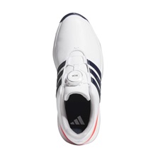 Adidas Tour360 24 Boa Junior Golfschuhe, weiss/dunkelblau/rot