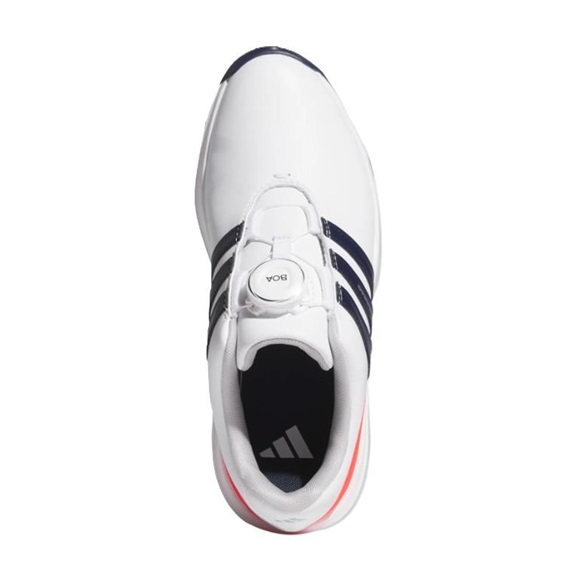 Adidas Tour360 24 Boa Junior Golfschuhe, weiss/dunkelblau/rot