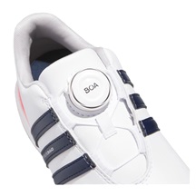 Adidas Tour360 24 Boa Junior Golfschuhe, weiss/dunkelblau/rot