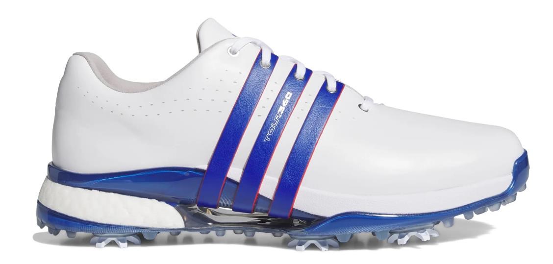 Adidas Tour360 24 Herren Golfschuhe, weiss/blau