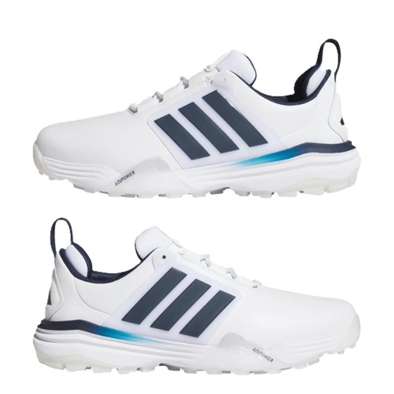Adidas Adipower 26 Spikeless Herren Golfschuhe, weiss/blau